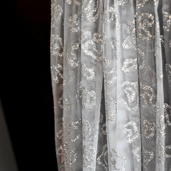 Glitter and Pink Ribbon Dress - Picture 2 of 6